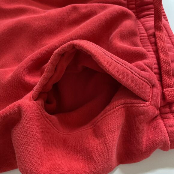 Vintage Nike Men Shorts XL Red Big Swoosh Gym‎ Drawstring Retro Y2K Streetwear - Picture 9 of 10